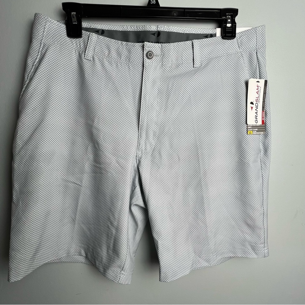 Grand Slam Golf Shorts Light Grey 38